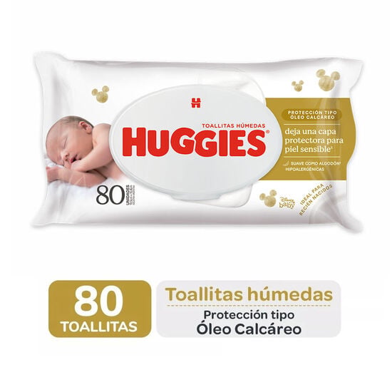 Toallitas Húmedas Huggies Oleo Calcáreo x 80