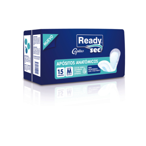 Apósitos Ready Sec Capitas M x 15