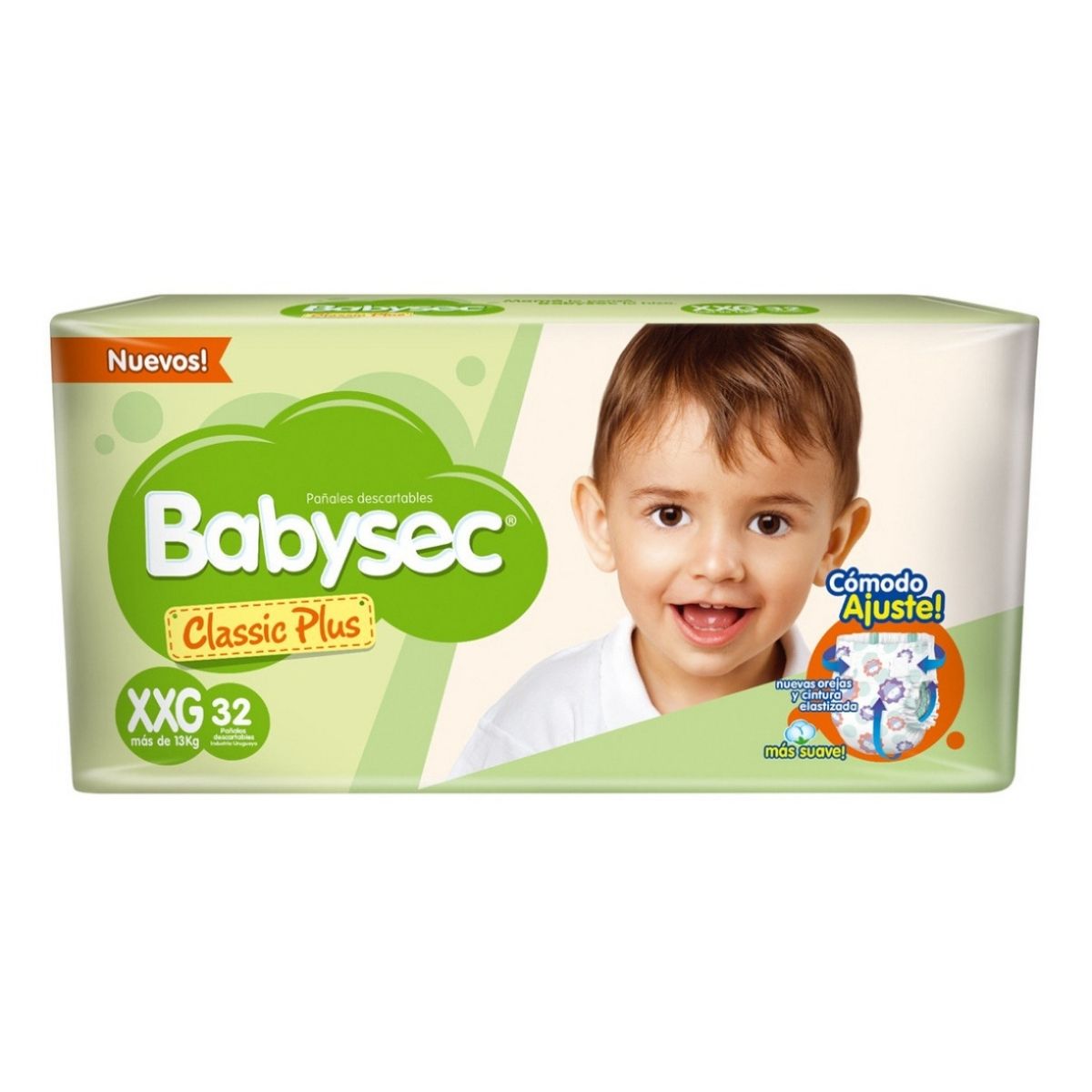 Pañales BabySec Classic Plus