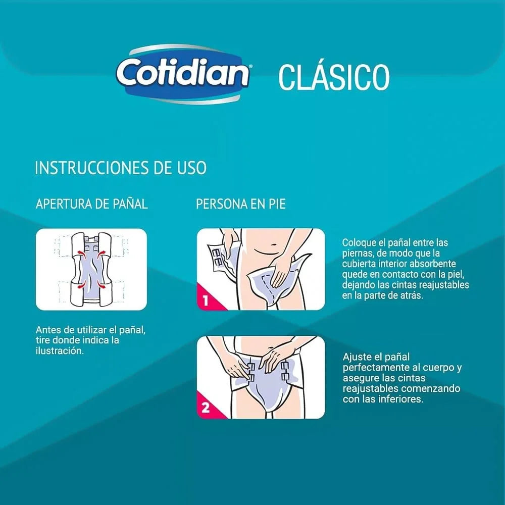 Pañales Cotidian Clásico M x 36