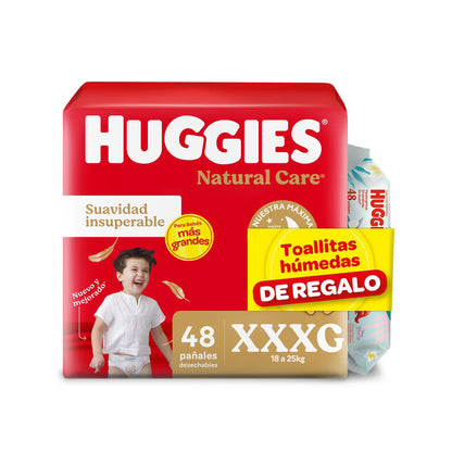 Pañales Huggies Natural Care