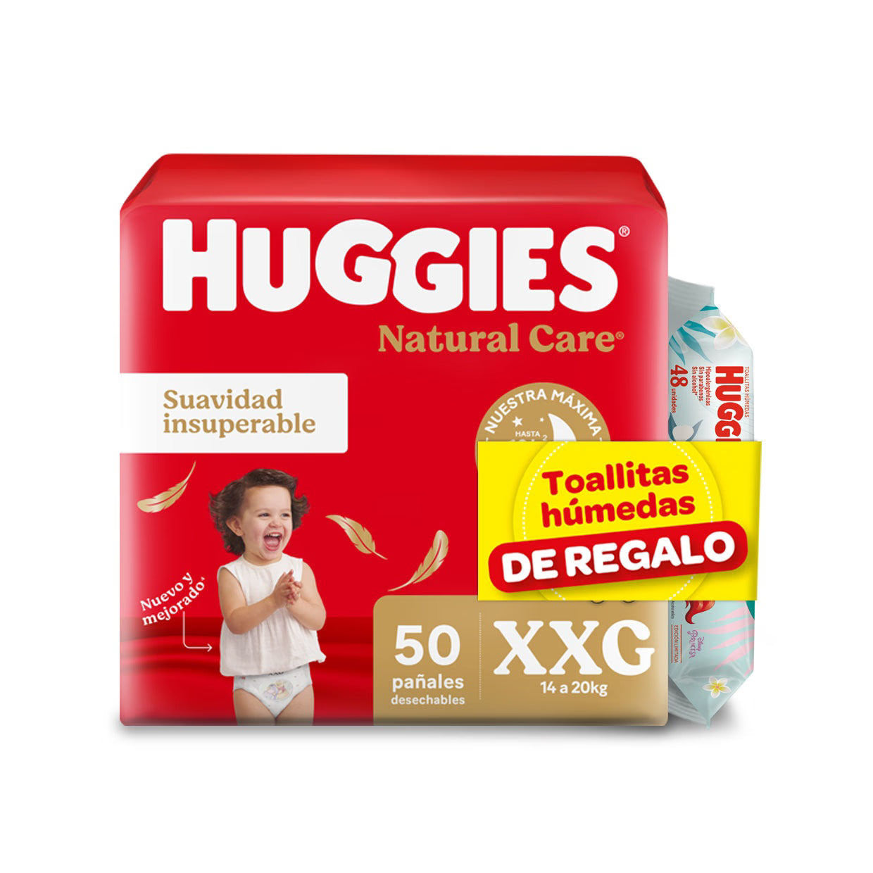 Pañales Huggies Natural Care