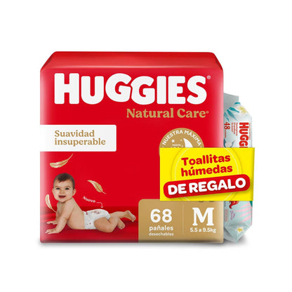 Pañales Huggies Natural Care