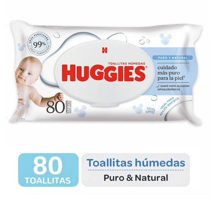 Toallitas Húmedas Huggies Puro & Natural
