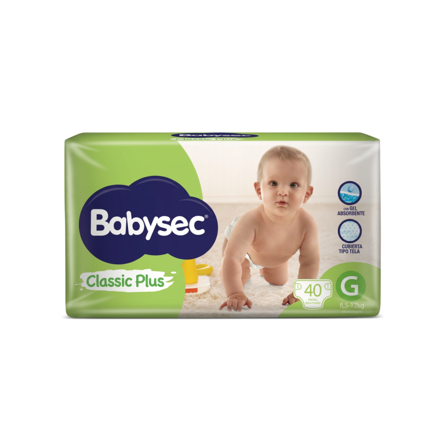 Pañales BabySec Classic Plus