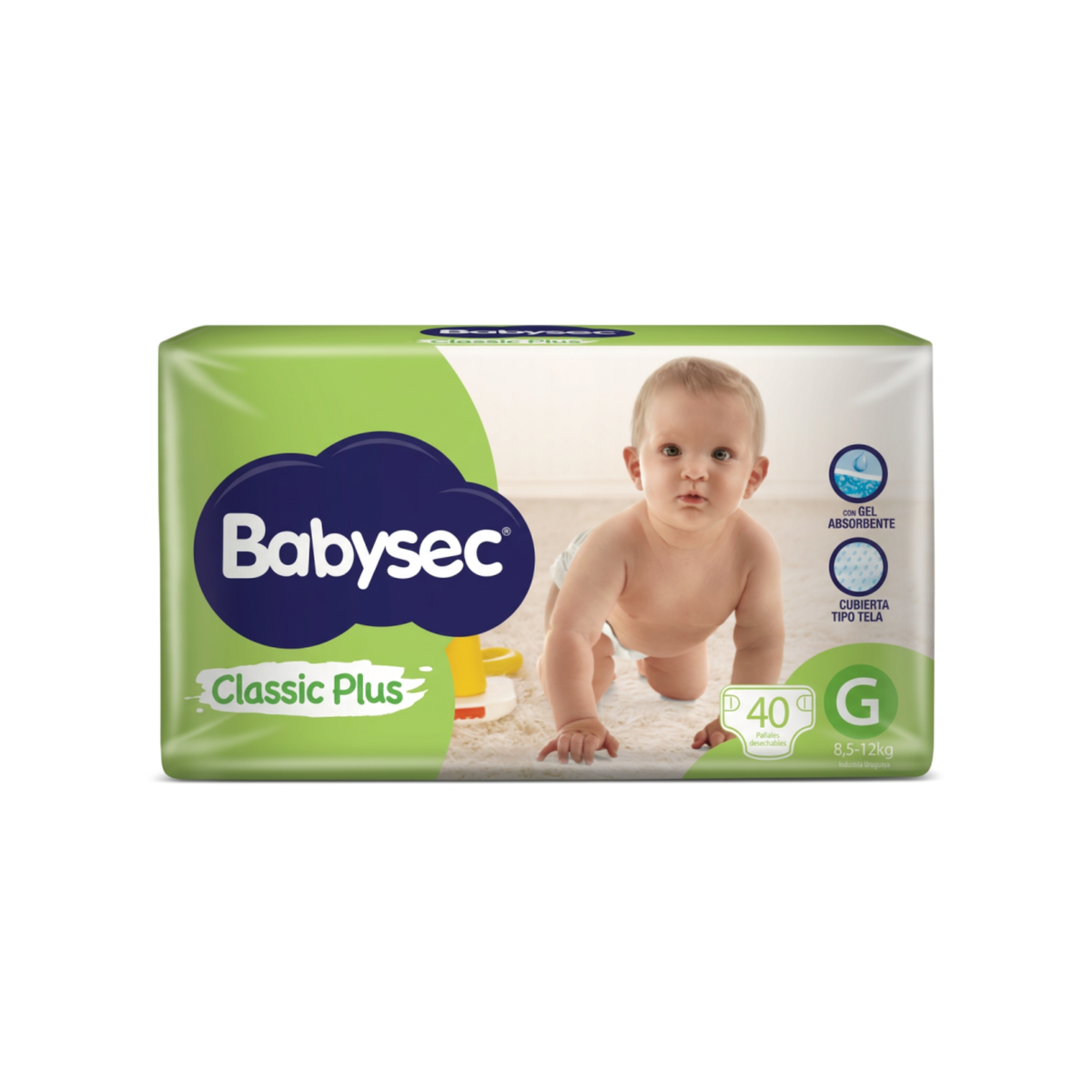 Pañales BabySec Classic Plus
