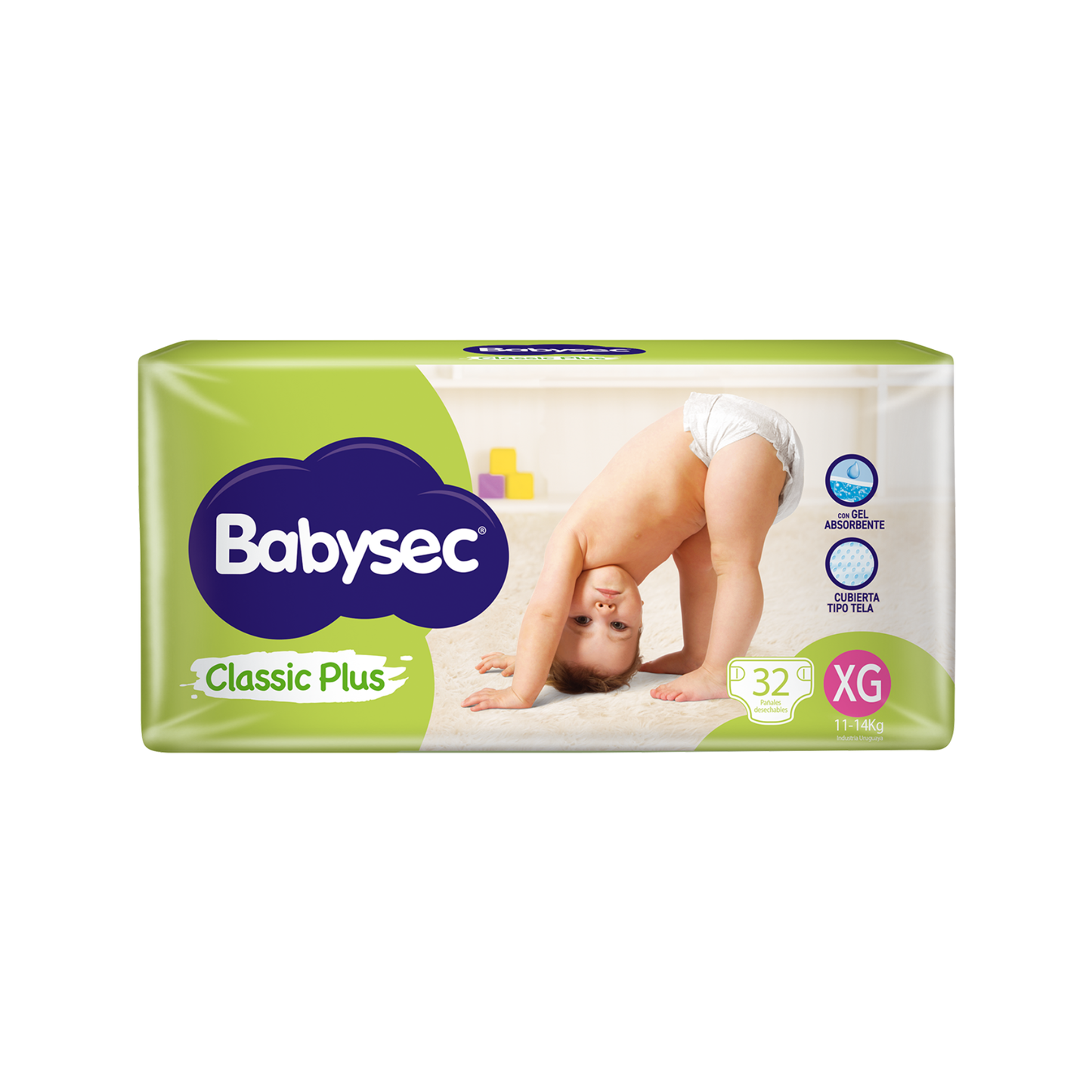 Pañales BabySec Classic Plus