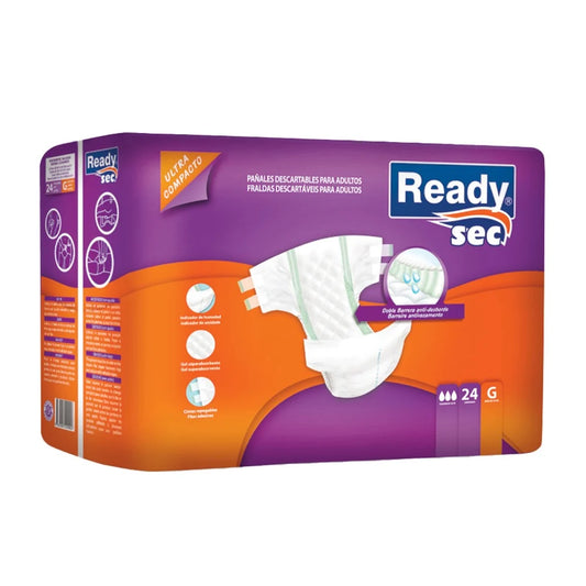 Pañales Ready Sec G x 24