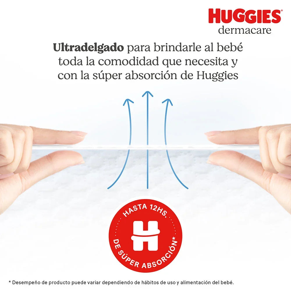Pañales Huggies Dermacare RN x 78