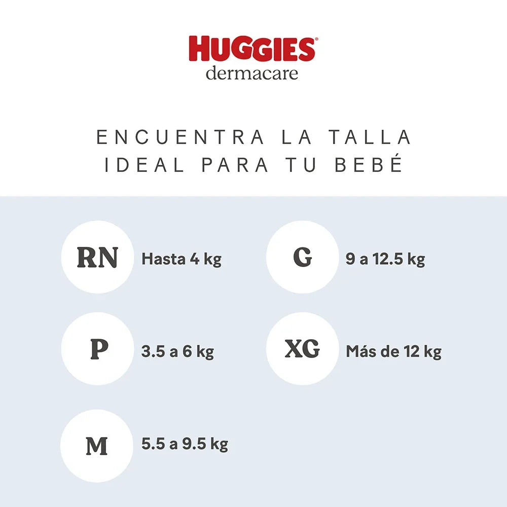 Pañales Huggies Dermacare RN x 78