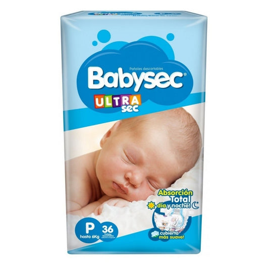 Pañales Babysec Ultra Sec