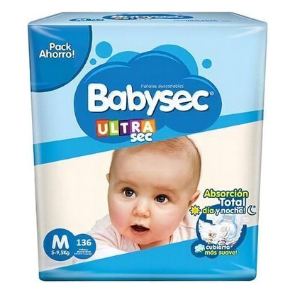 Pañales Babysec Ultra Sec