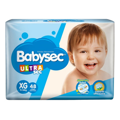 Pañales Babysec Ultra Sec