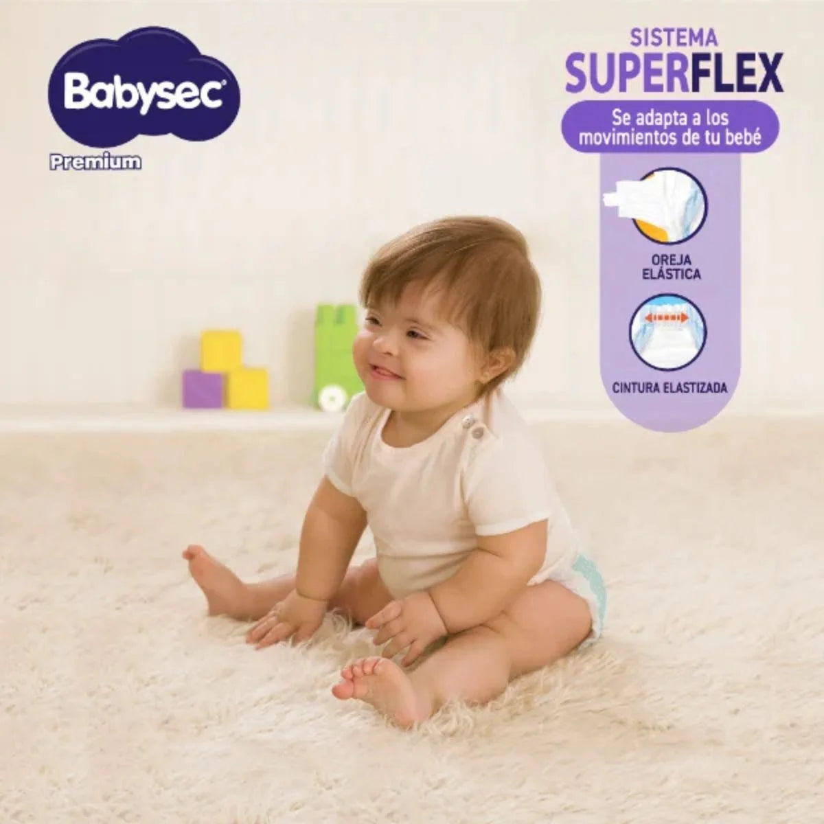 Pañales Babysec Premium P x 36