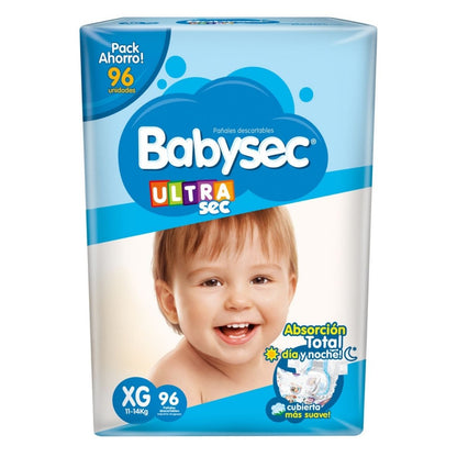Pañales Babysec Ultra Sec