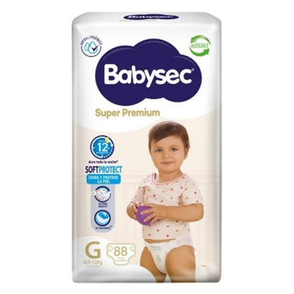 Pañales BabySec Super Premium