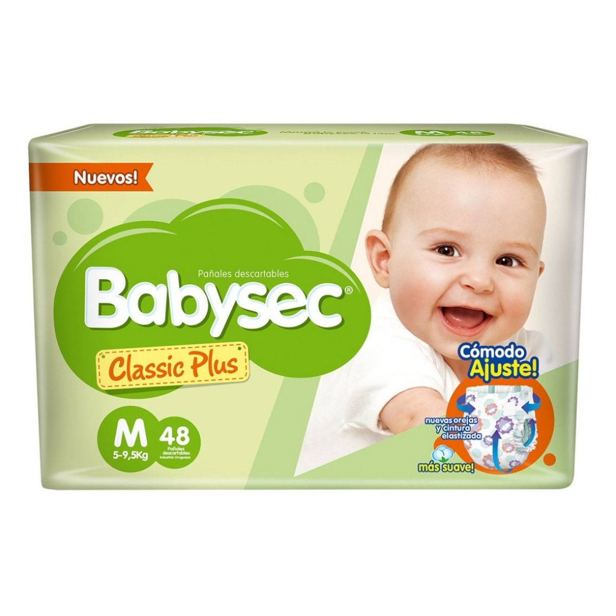 Pañales BabySec Classic Plus