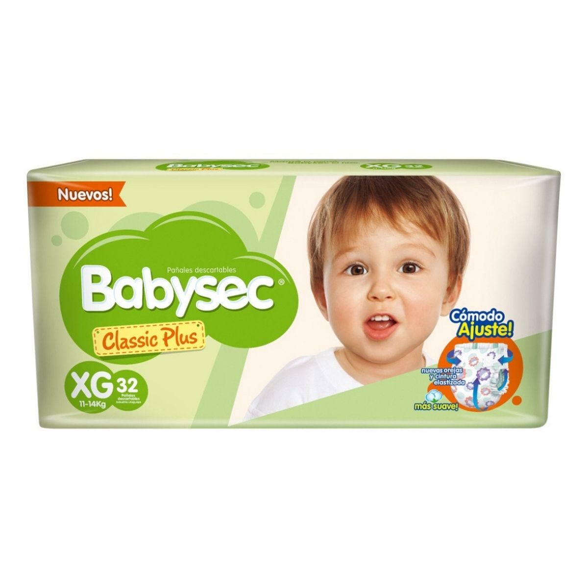 Pañales BabySec Classic Plus