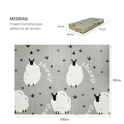 Alfombra Anti Golpes Plegable 2m x 1,5m