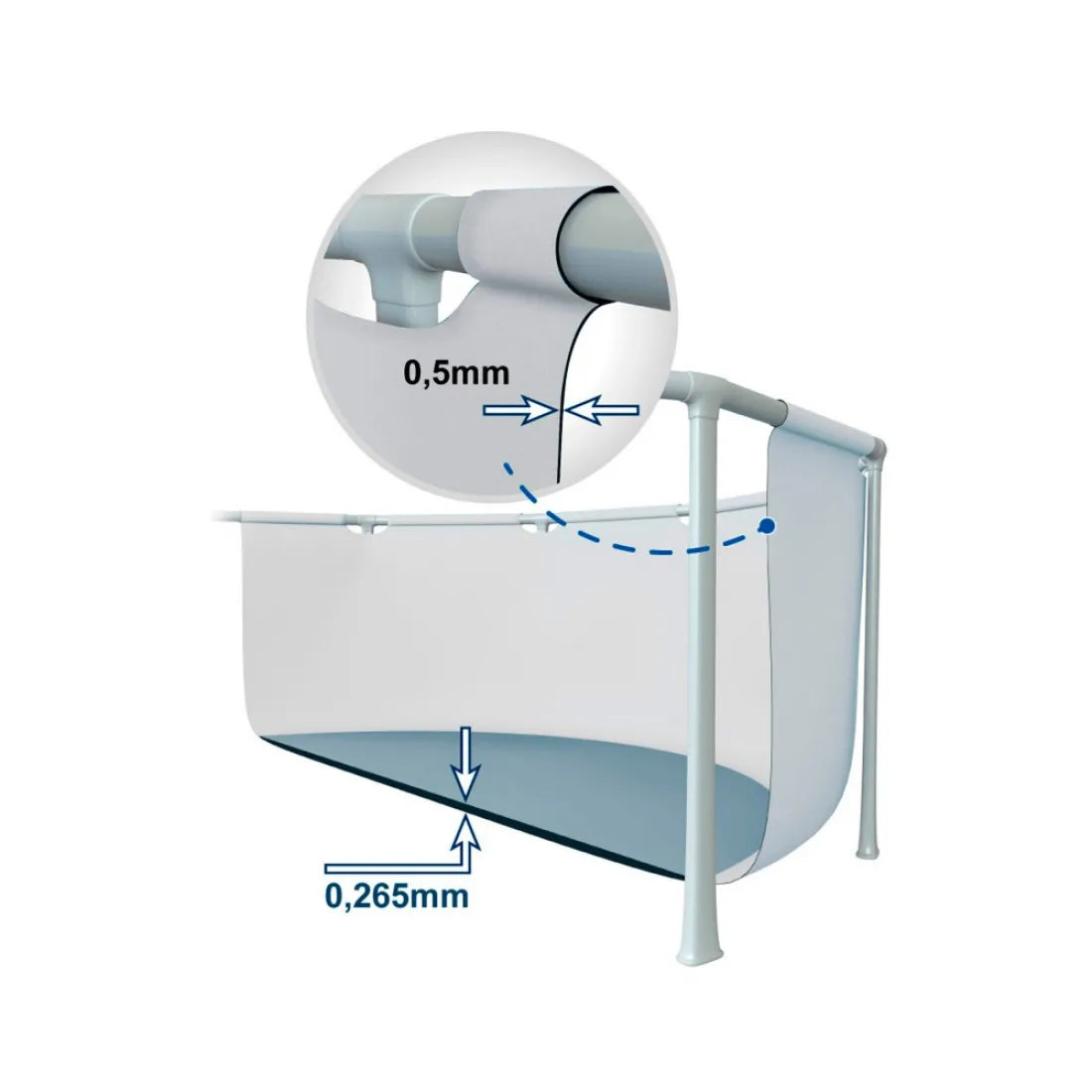 Piscina Estructural INTEX 366x76cm.