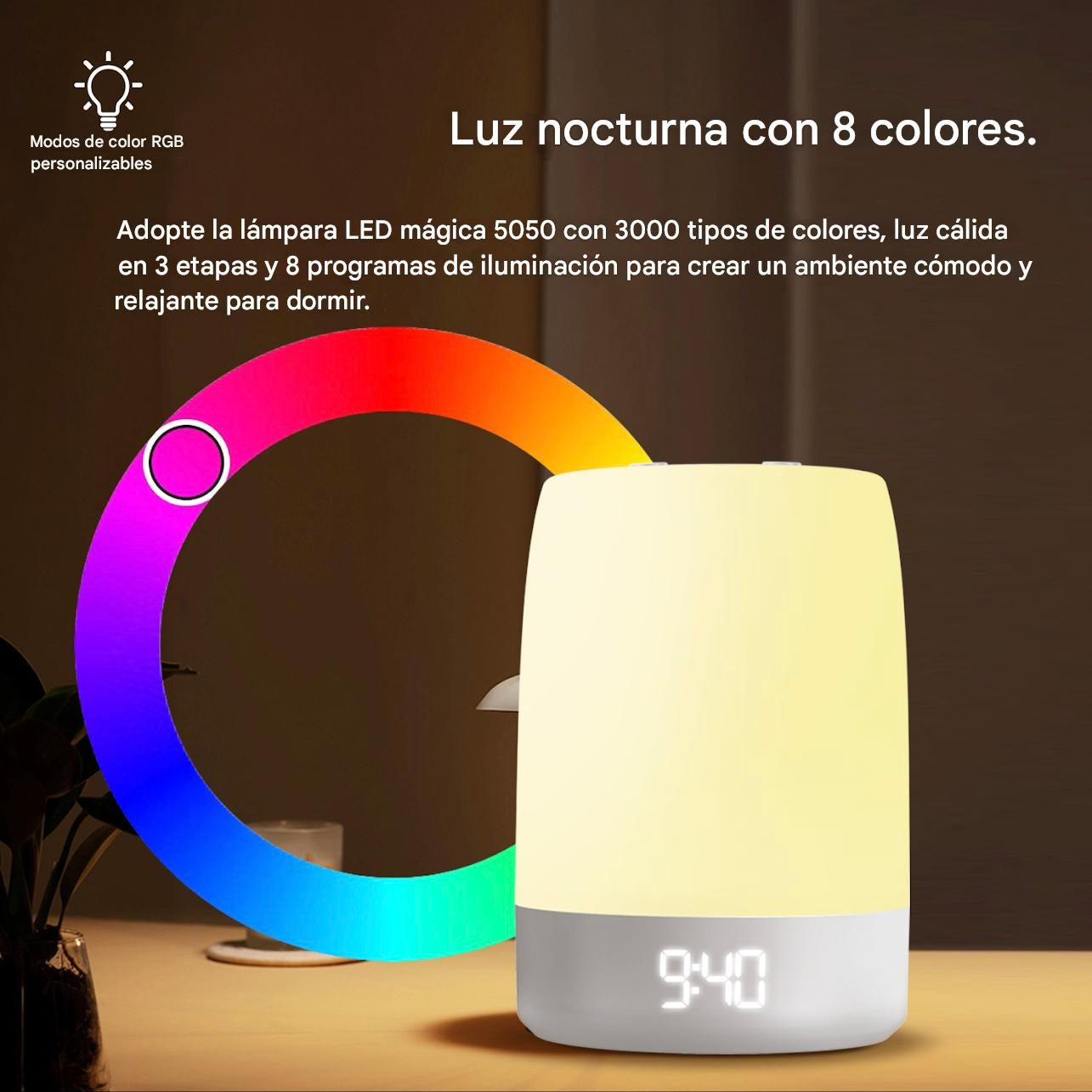 Ruido Blanco y Luz Ambiental