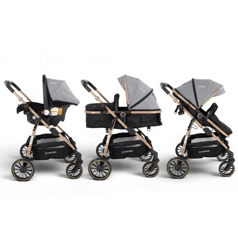 Coche Bebesit Jumbo TS con Baby Silla Ruedas Todo Terreno
