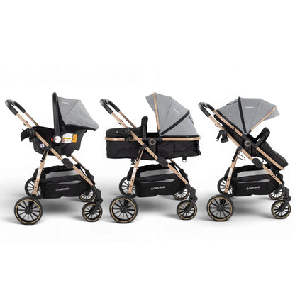 Coche Bebesit Jumbo TS con Baby Silla Ruedas Todo Terreno