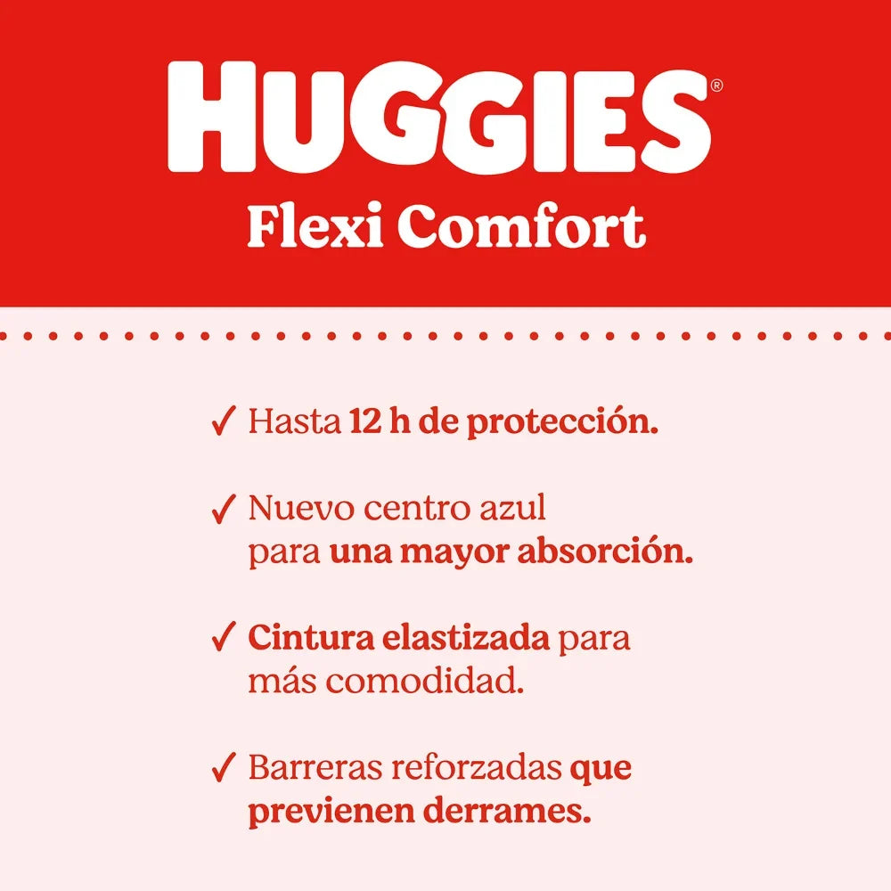 Pañales Huggies Flexi Comfort P x 100