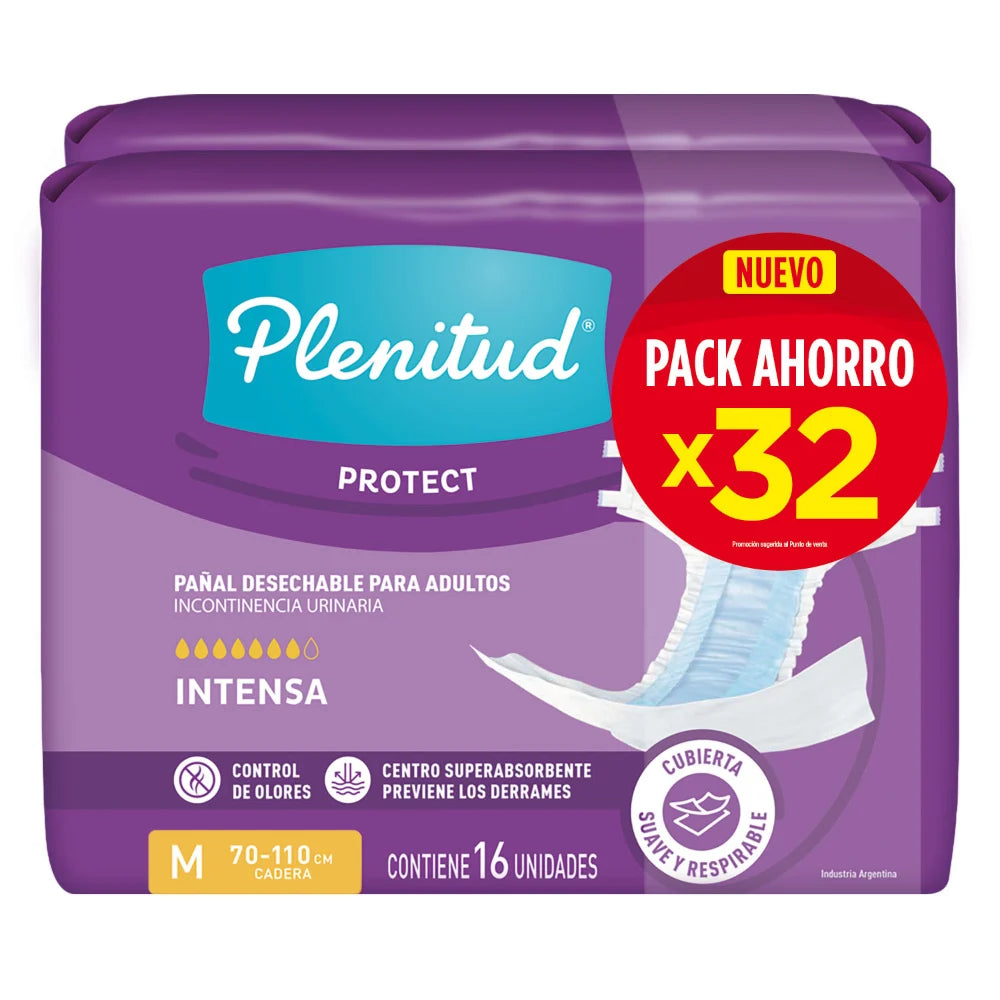 Pañales Plenitud Protect Pack Ahorro
