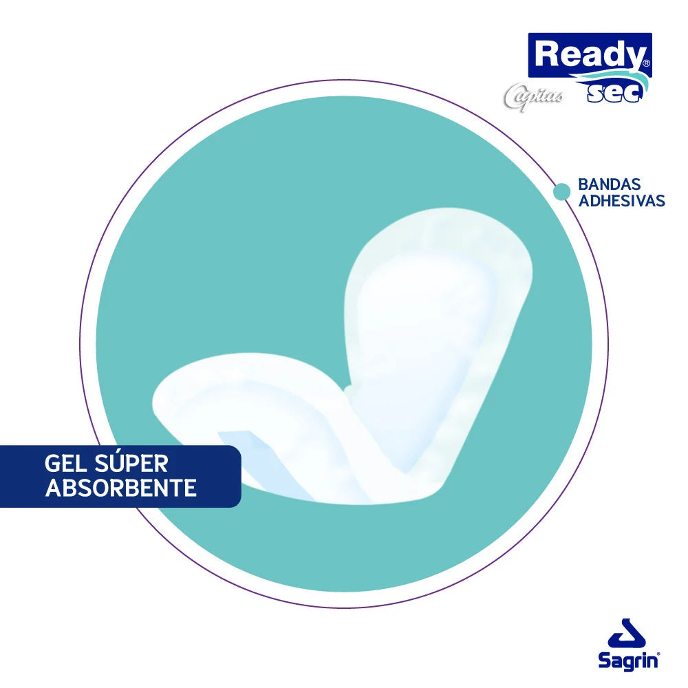 Apósitos Ready Sec Capitas G x 15