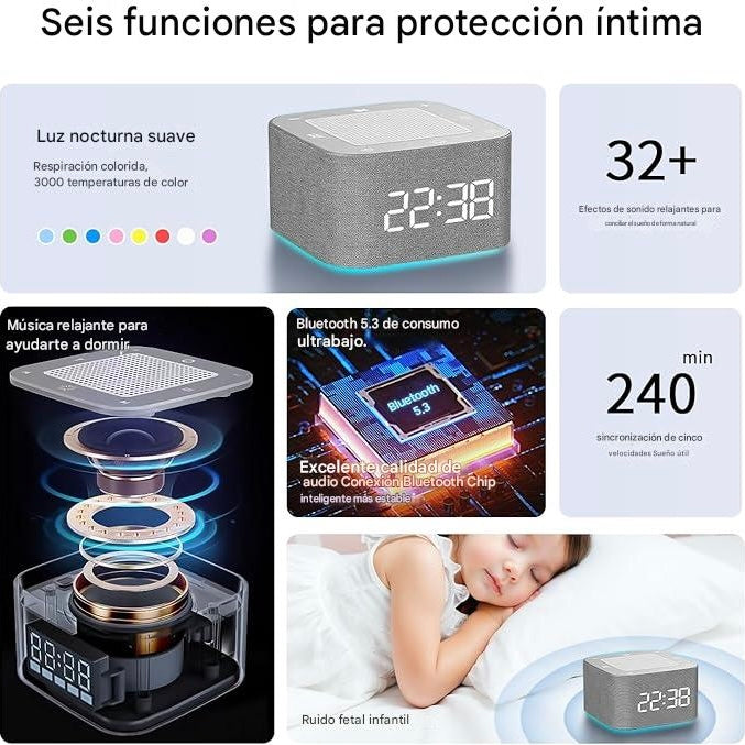 Máquina de Ruido Blanco para ambientes relajantes