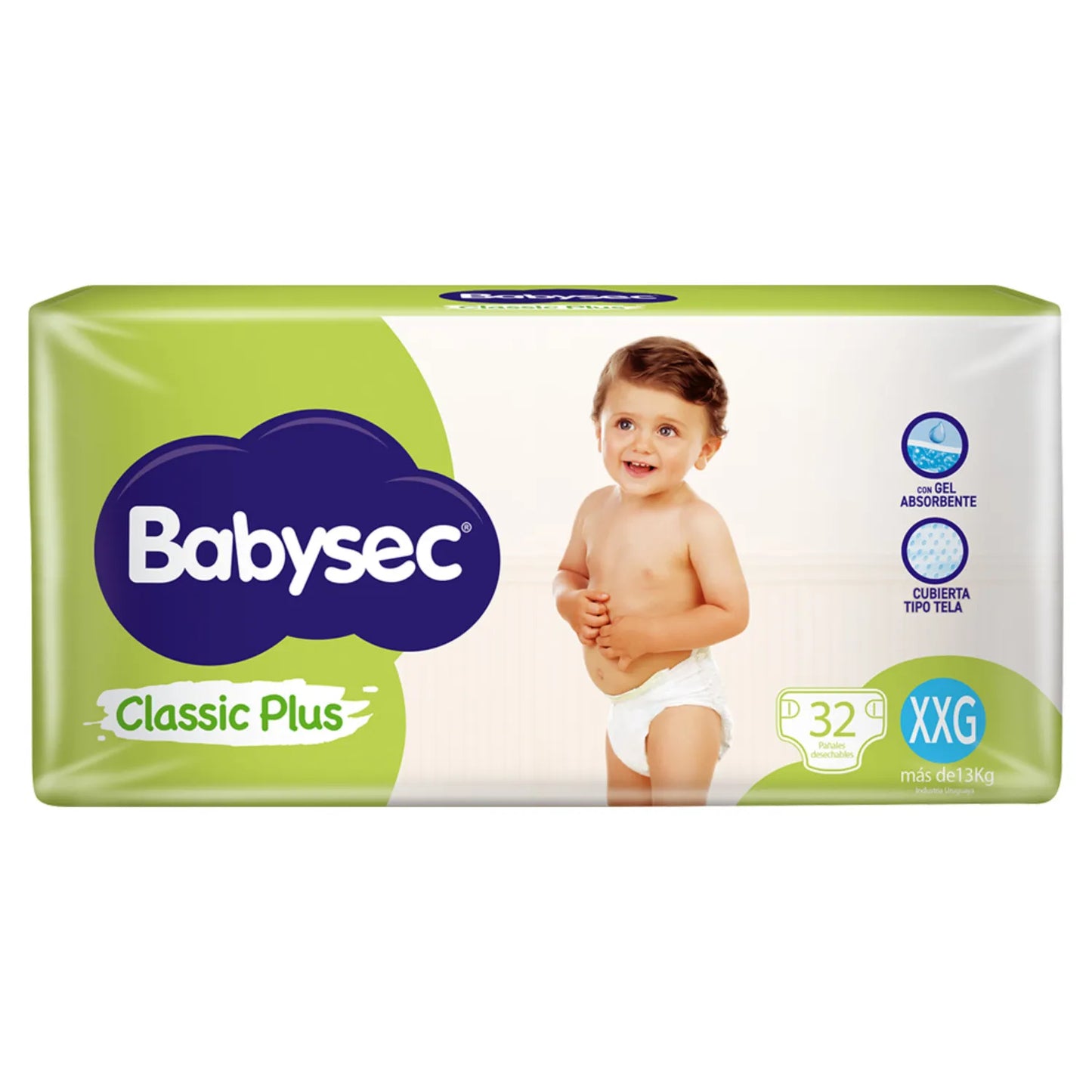 Pañales BabySec Classic Plus