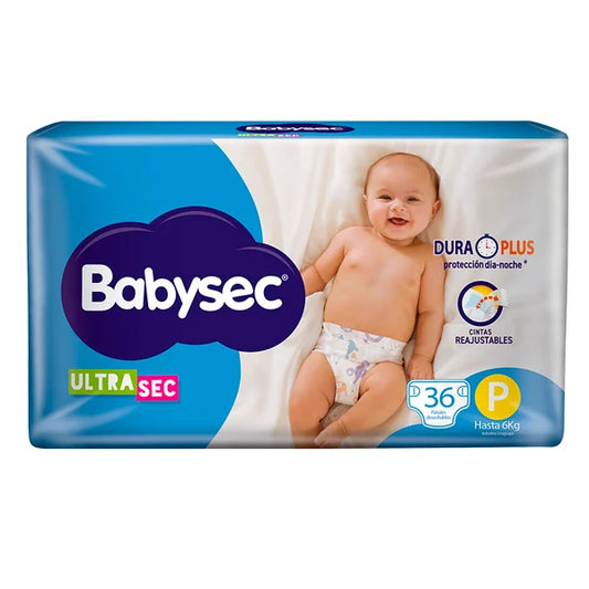 Pañales Babysec Ultra Sec