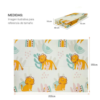 Alfombra Anti Golpes Plegable 2m x 1,5m