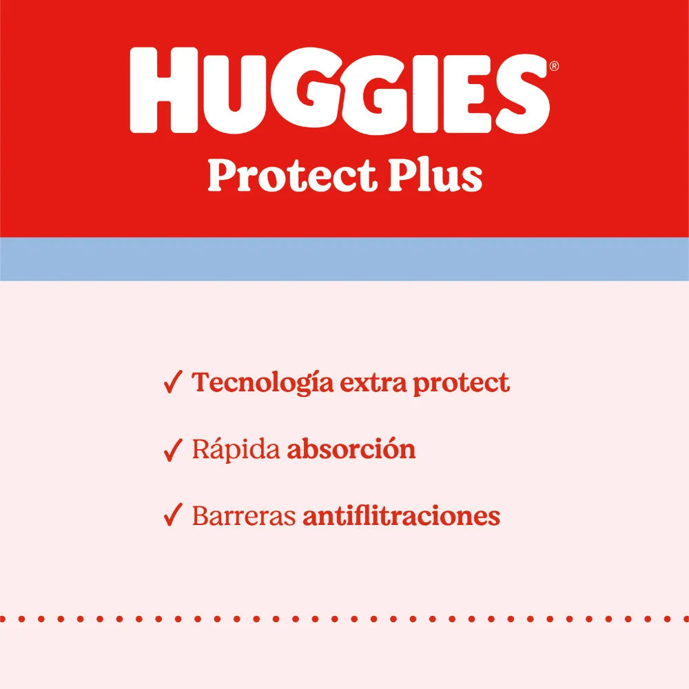 Pañales Huggies Protect Plus P x 48