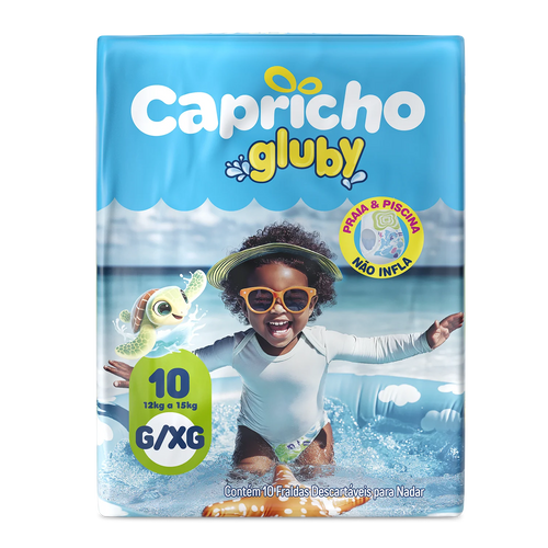 Pañales para Piscina Capricho Gluby G/XG x 10