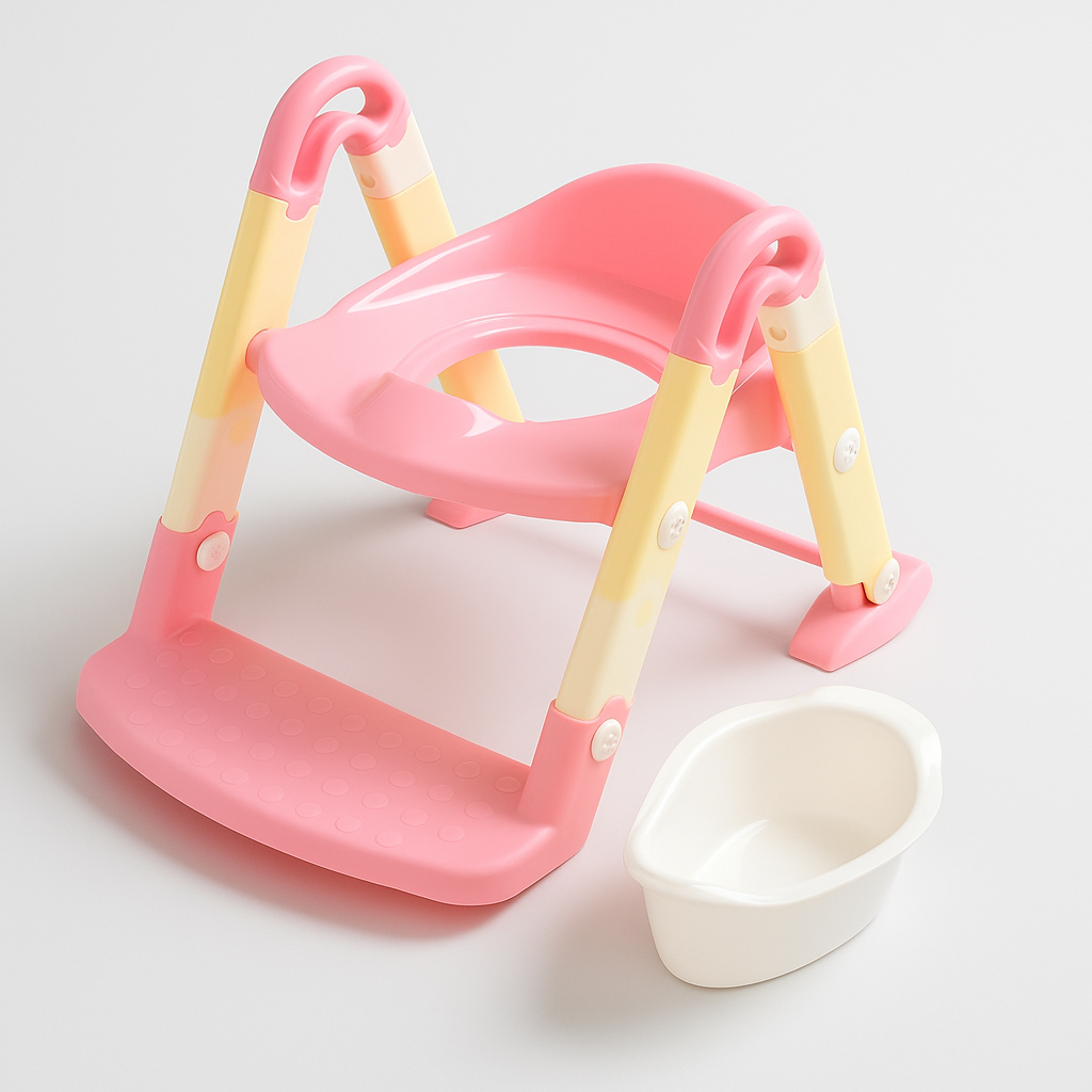 Reductor de Inodoro con Escalera y Pelela 2 En 1