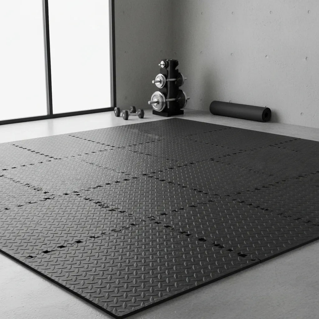 Piso Alfombra Goma Eva Encastrable 60x60x1cm Set X 6