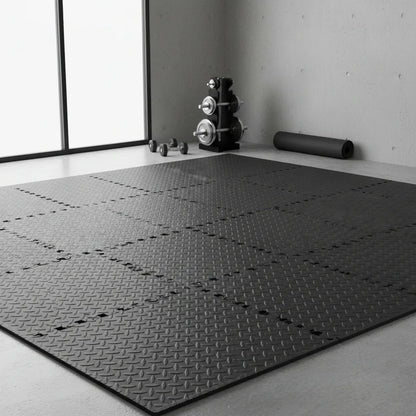 Piso Alfombra Goma Eva Encastrable 60x60x1cm Set X 6