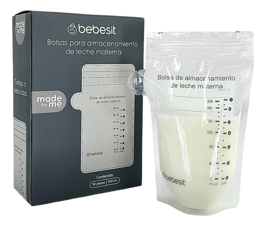 Bolsas De Alamcenamineto De Leche Materna 200 Ml X30 Bebesit