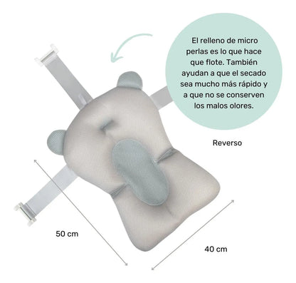 Reductor Antideslizante Con Respaldo Para Bebés Bañito