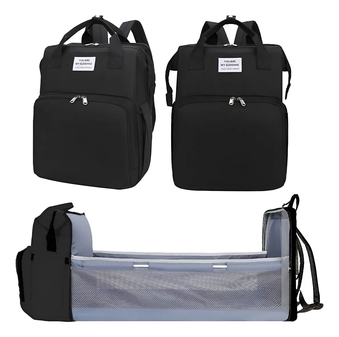 Mochila Maternal Multifuncion Cuna Y Cambiador