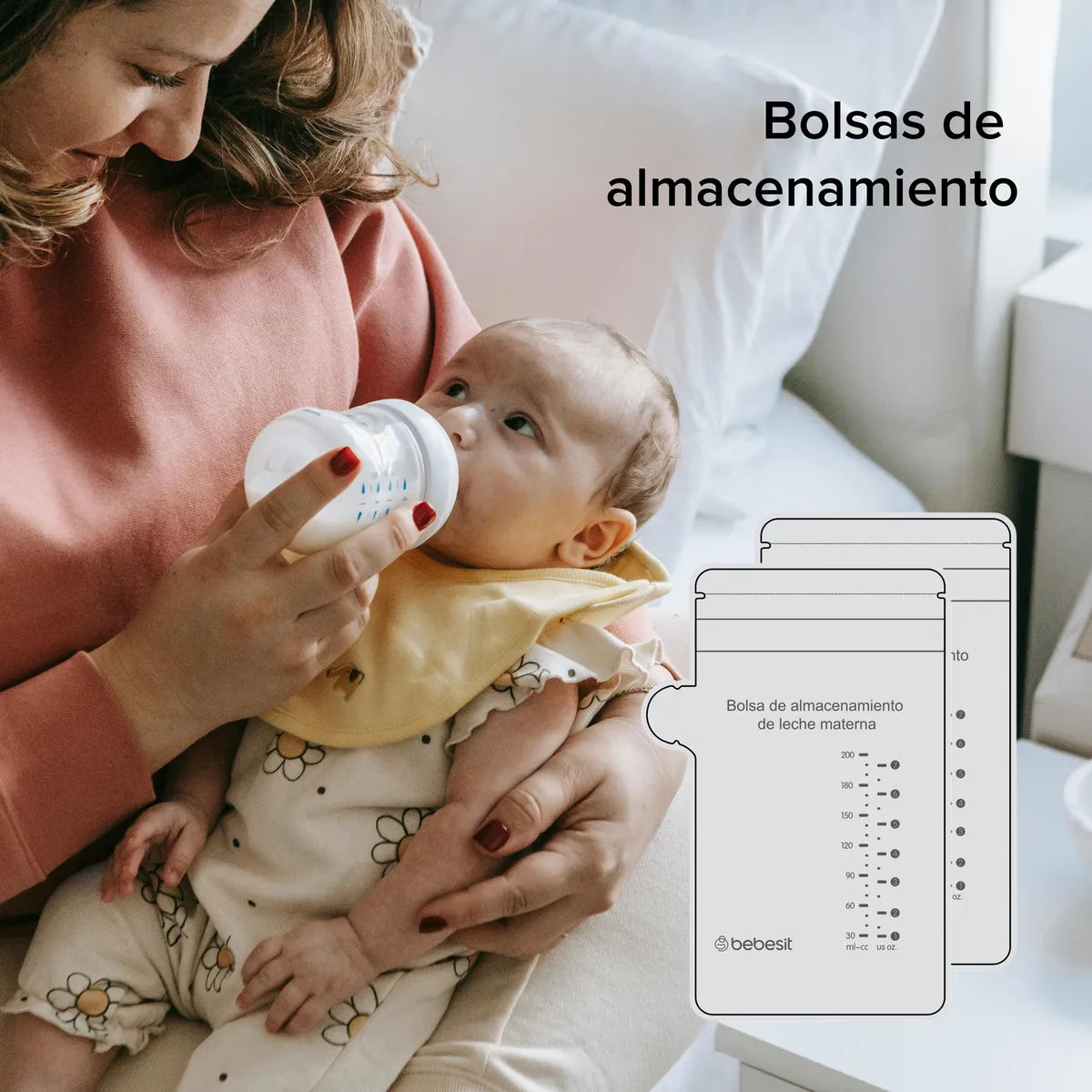 Bolsas De Alamcenamineto De Leche Materna 200 Ml X30 Bebesit