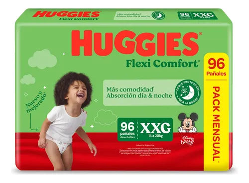 Pañales Huggies Flexi Comfort Paquetazo