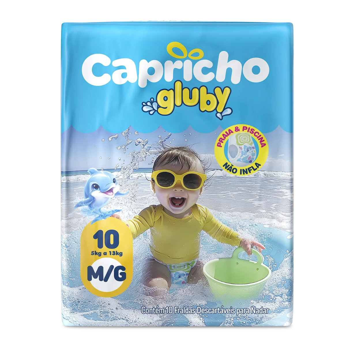 Pañales para Piscina Capricho Gluby G/XG x 10