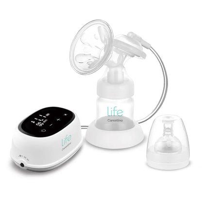 Extractor de Leche Eléctrico con Mamadera Carestino