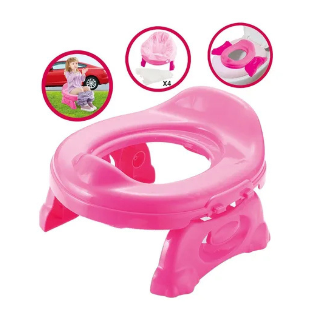 Pelela de Viajes y Reductor de Inodoro