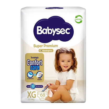 Pañales BabySec Super Premium