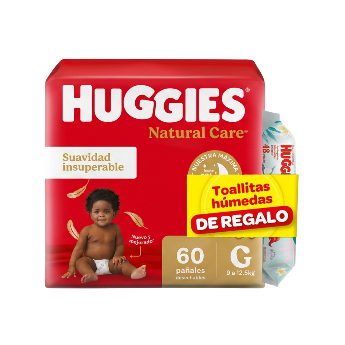 Pañales Huggies Natural Care