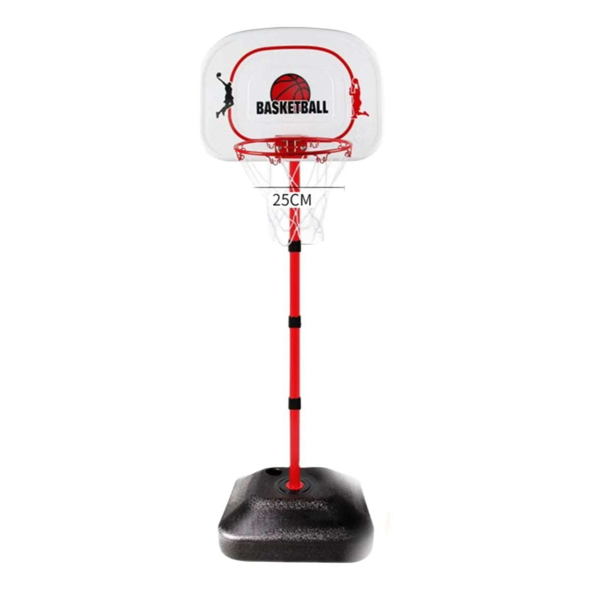 Tablero Basket C/ Base + Aro Metal + Red 2,40mts
